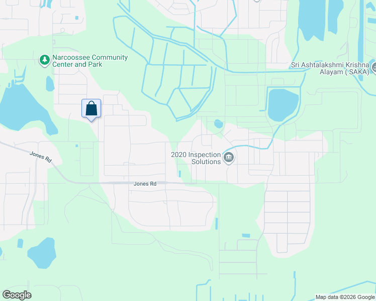 map of restaurants, bars, coffee shops, grocery stores, and more near 5595 Jones Road in St. Cloud