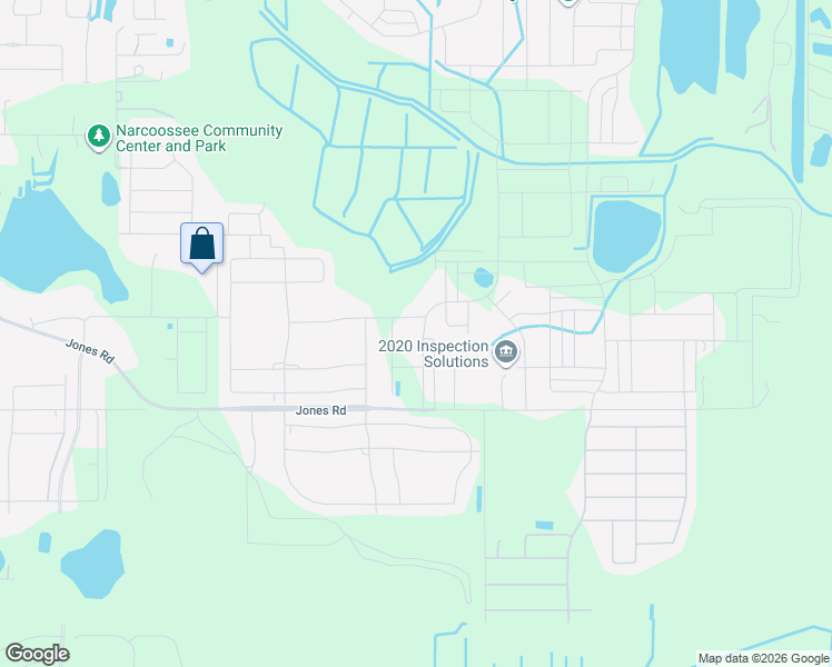 map of restaurants, bars, coffee shops, grocery stores, and more near 5595 Jones Road in St. Cloud