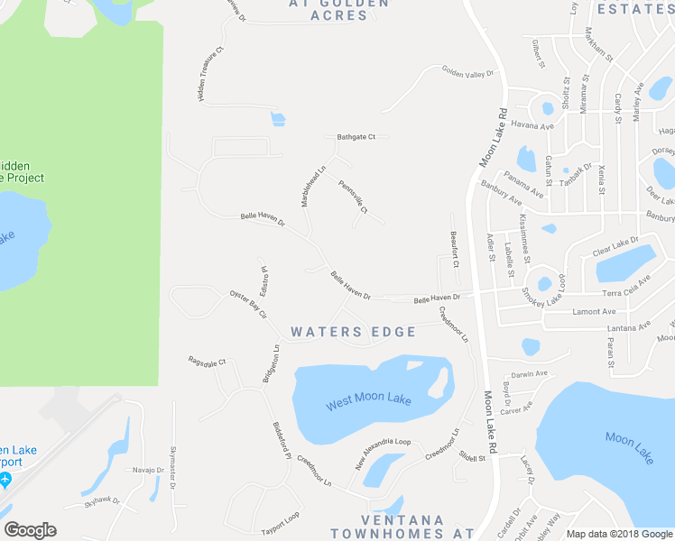 map of restaurants, bars, coffee shops, grocery stores, and more near 11453 Belle Haven Drive in New Port Richey
