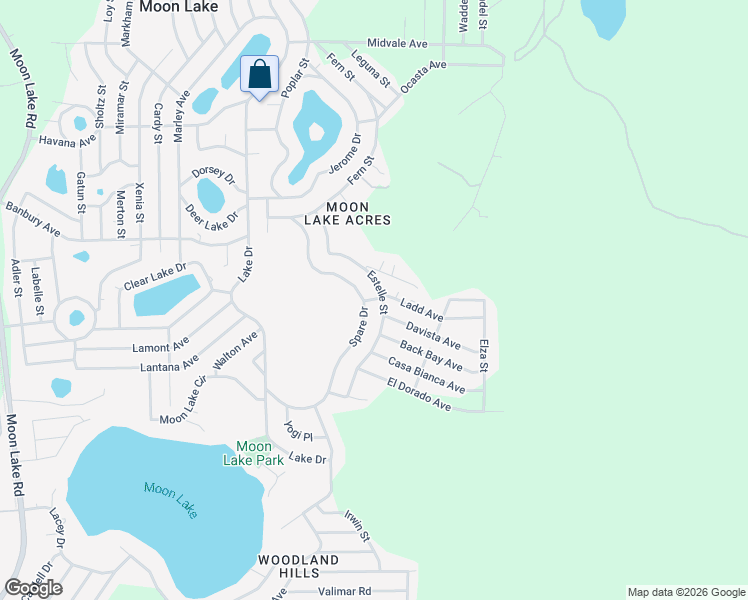 map of restaurants, bars, coffee shops, grocery stores, and more near 9333 Estelle Street in New Port Richey