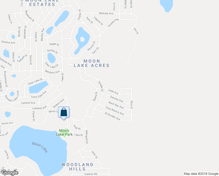 map of restaurants, bars, coffee shops, grocery stores, and more near 12935 Ladd Avenue in New Port Richey