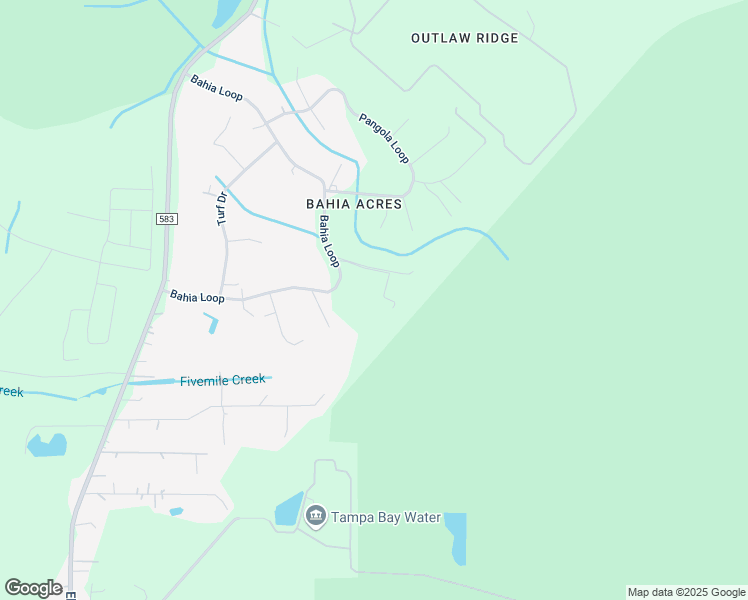 map of restaurants, bars, coffee shops, grocery stores, and more near 9346 Bahia Loop in Pasco County