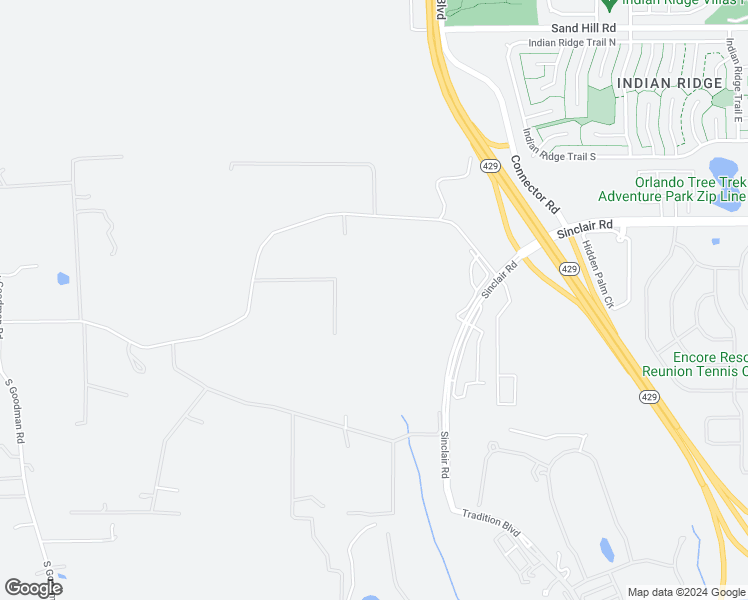 map of restaurants, bars, coffee shops, grocery stores, and more near 2 Copperhead Trail in Kissimmee