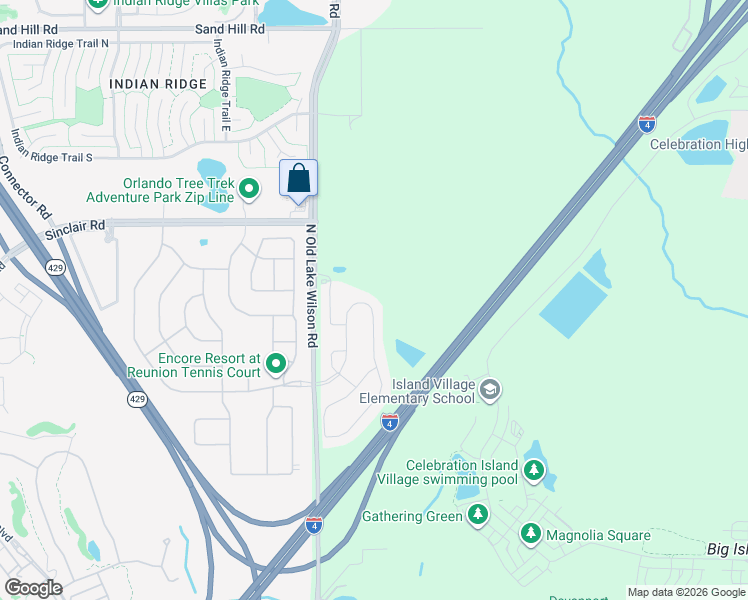 map of restaurants, bars, coffee shops, grocery stores, and more near 7527 Marker Avenue in Kissimmee