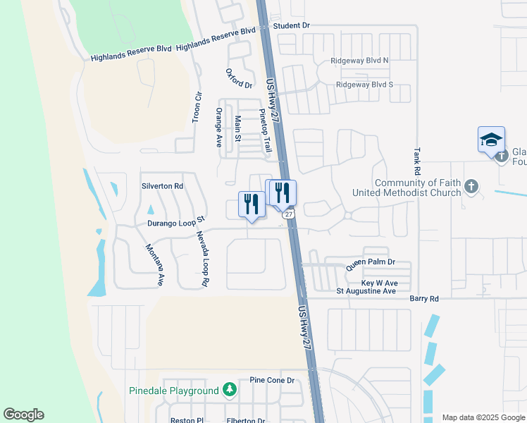 map of restaurants, bars, coffee shops, grocery stores, and more near 459 Buckingham Circle in Davenport