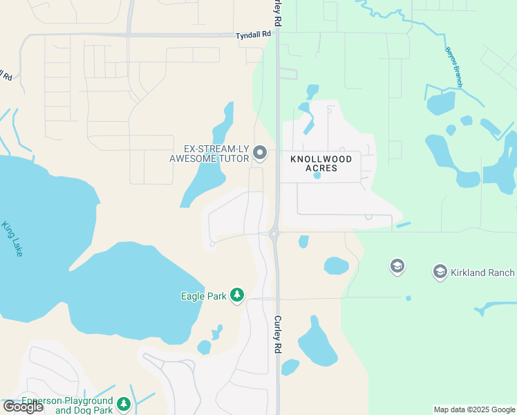 map of restaurants, bars, coffee shops, grocery stores, and more near 9359 Rally Spring Loop in Wesley Chapel