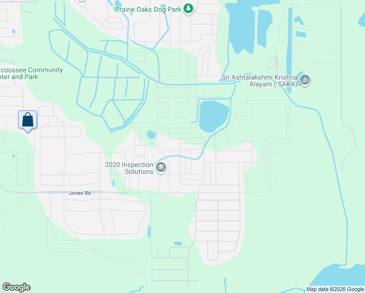 map of restaurants, bars, coffee shops, grocery stores, and more near 5775 Jones Road in St. Cloud