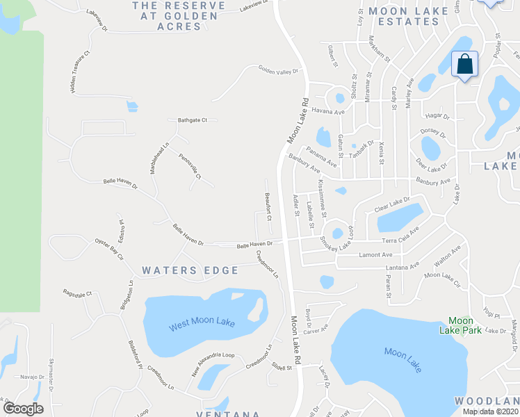 map of restaurants, bars, coffee shops, grocery stores, and more near 9349 Creedmoor Lane in New Port Richey