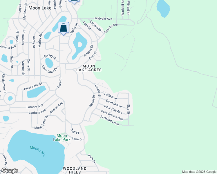 map of restaurants, bars, coffee shops, grocery stores, and more near 12935 Ladd Avenue in New Port Richey