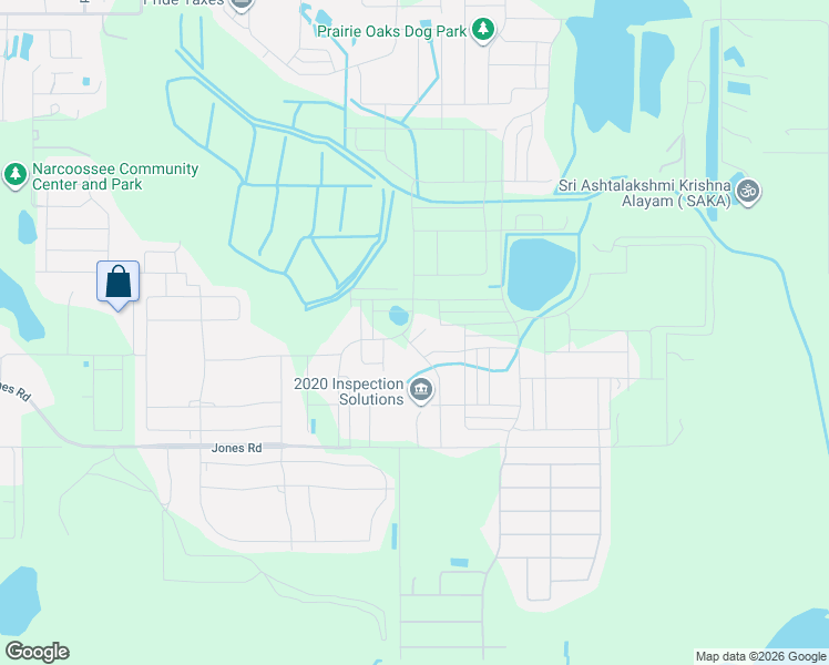 map of restaurants, bars, coffee shops, grocery stores, and more near 5775 Jones Road in St. Cloud