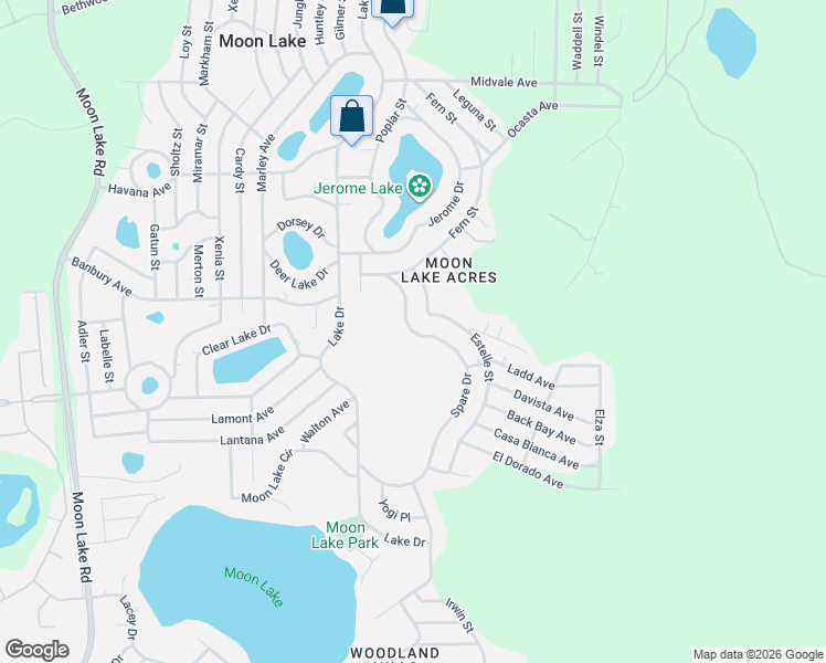 map of restaurants, bars, coffee shops, grocery stores, and more near 9435 Spare Drive in New Port Richey