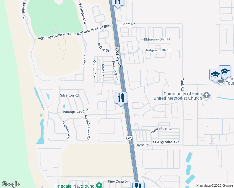 map of restaurants, bars, coffee shops, grocery stores, and more near 430 Holborn Loop in Davenport
