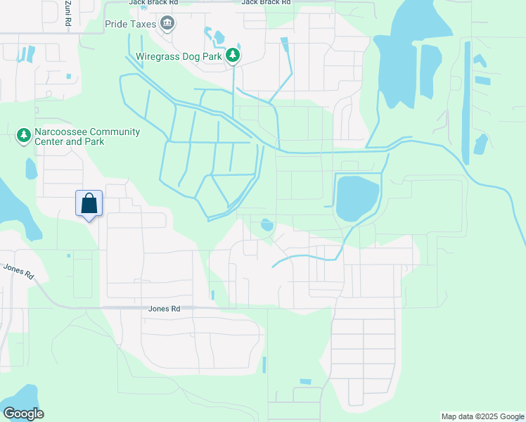 map of restaurants, bars, coffee shops, grocery stores, and more near 5655 Jones Road in St. Cloud