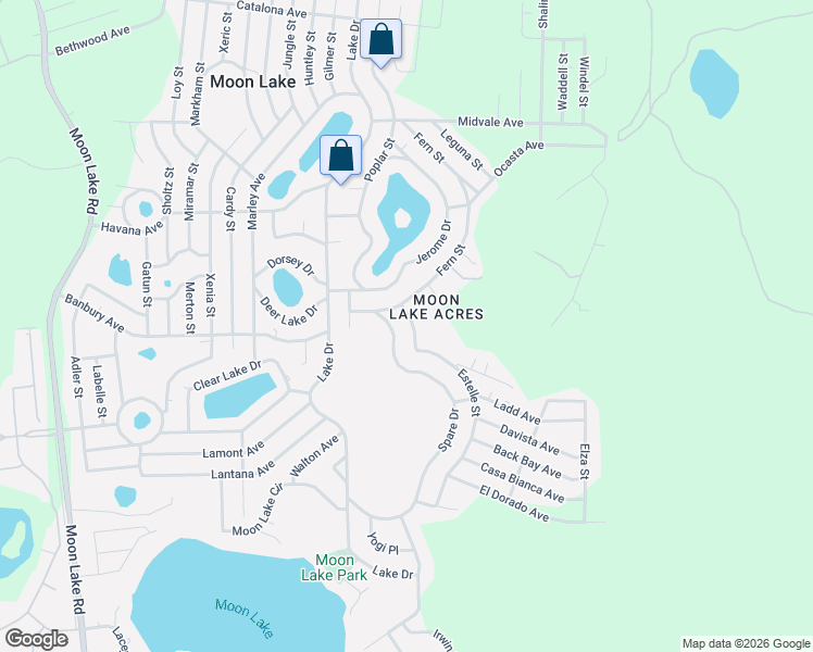 map of restaurants, bars, coffee shops, grocery stores, and more near 9556 Fern Street in New Port Richey