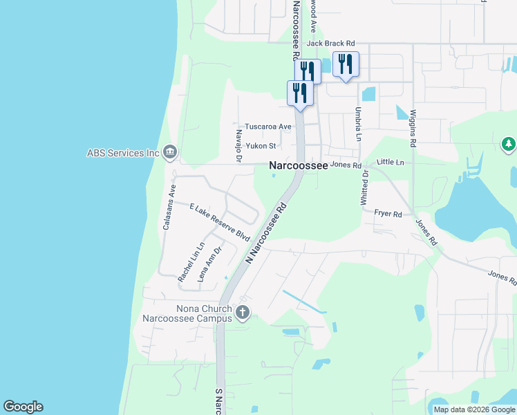 map of restaurants, bars, coffee shops, grocery stores, and more near 4924 Raylene Way in St. Cloud