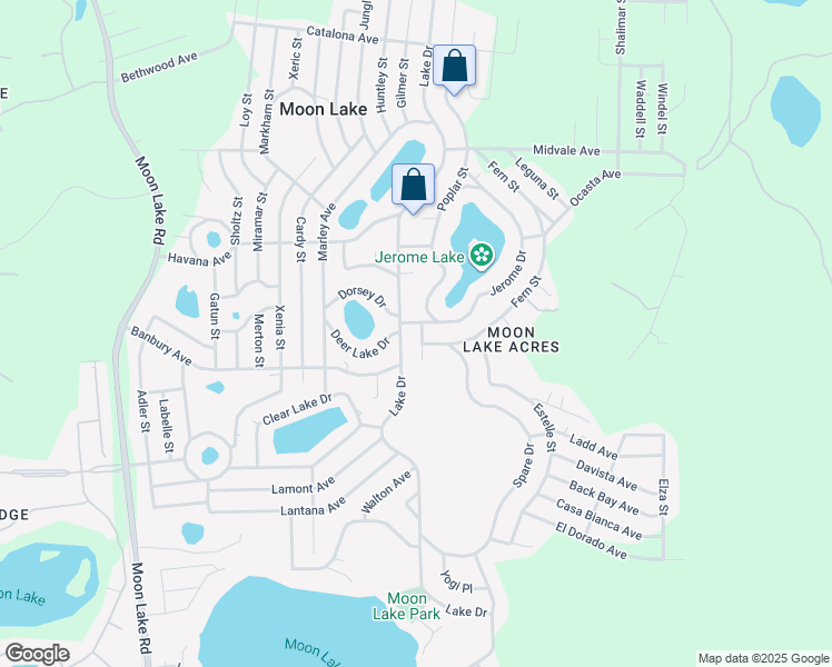 map of restaurants, bars, coffee shops, grocery stores, and more near 9506 Fern Street in New Port Richey
