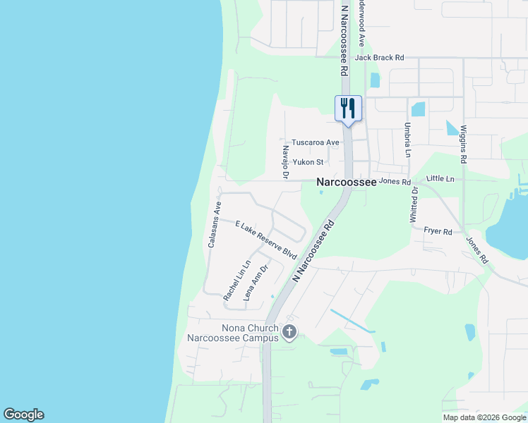 map of restaurants, bars, coffee shops, grocery stores, and more near 405 Lacy Court in St. Cloud