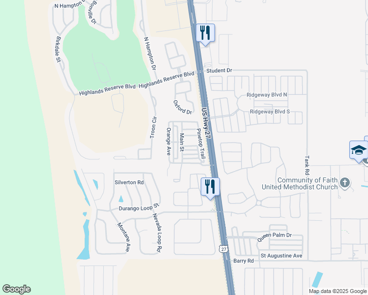 map of restaurants, bars, coffee shops, grocery stores, and more near 4 Memorial Park Avenue in Davenport