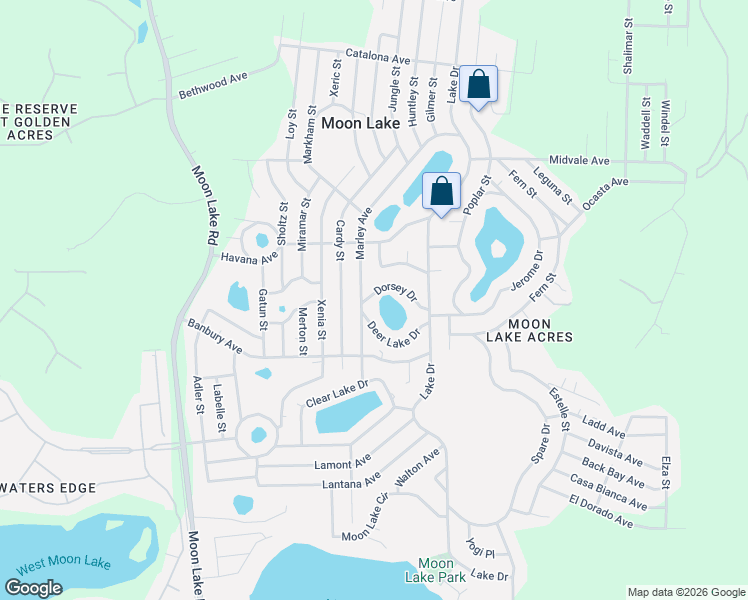 map of restaurants, bars, coffee shops, grocery stores, and more near 12406 Dorsey Drive in New Port Richey