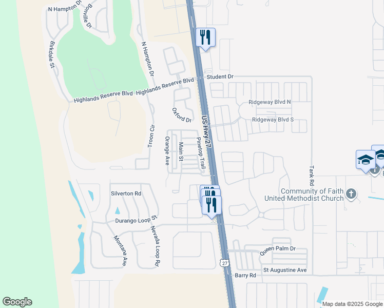 map of restaurants, bars, coffee shops, grocery stores, and more near 4 Memorial Park Avenue in Davenport