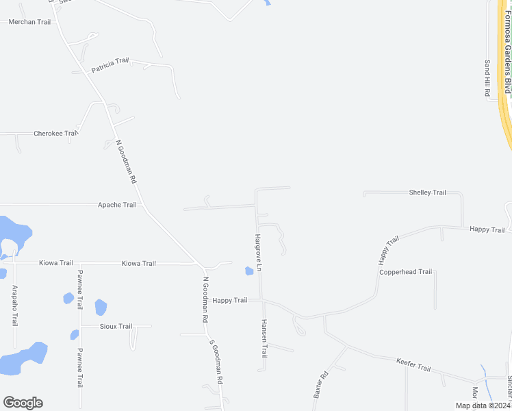 map of restaurants, bars, coffee shops, grocery stores, and more near Hargrove Lane in Kissimmee