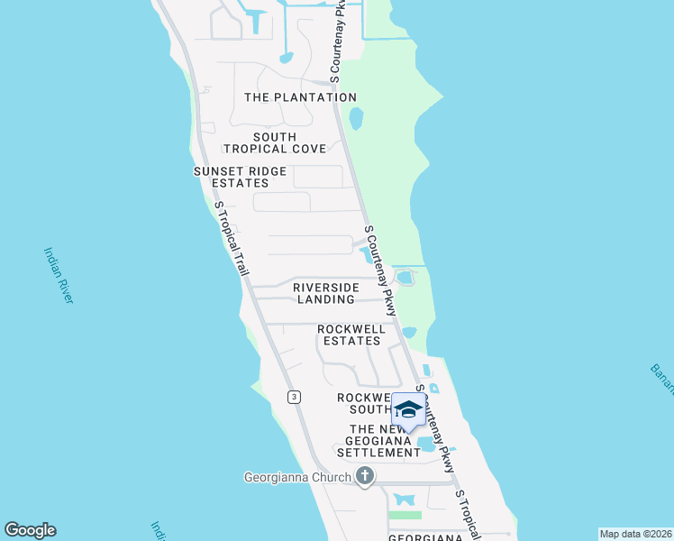 map of restaurants, bars, coffee shops, grocery stores, and more near 1170 2 Oaks Boulevard in Merritt Island