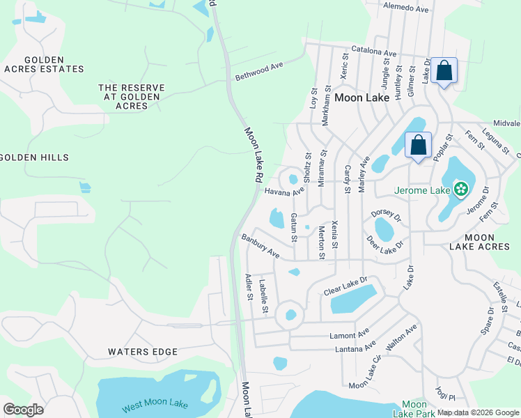 map of restaurants, bars, coffee shops, grocery stores, and more near 9644 Moon Lake Road in New Port Richey