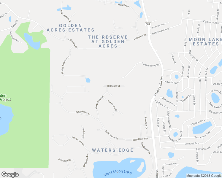 map of restaurants, bars, coffee shops, grocery stores, and more near 11520 Bathgate Court in New Port Richey