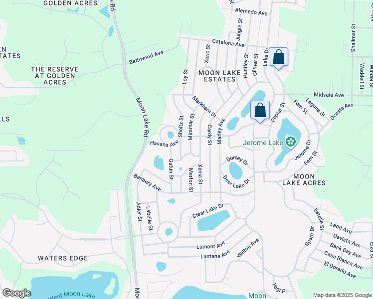 map of restaurants, bars, coffee shops, grocery stores, and more near 9731 Sholtz Street in New Port Richey