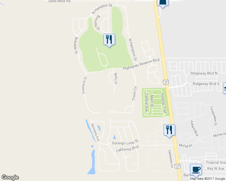 map of restaurants, bars, coffee shops, grocery stores, and more near 337 Belfry Drive in Davenport