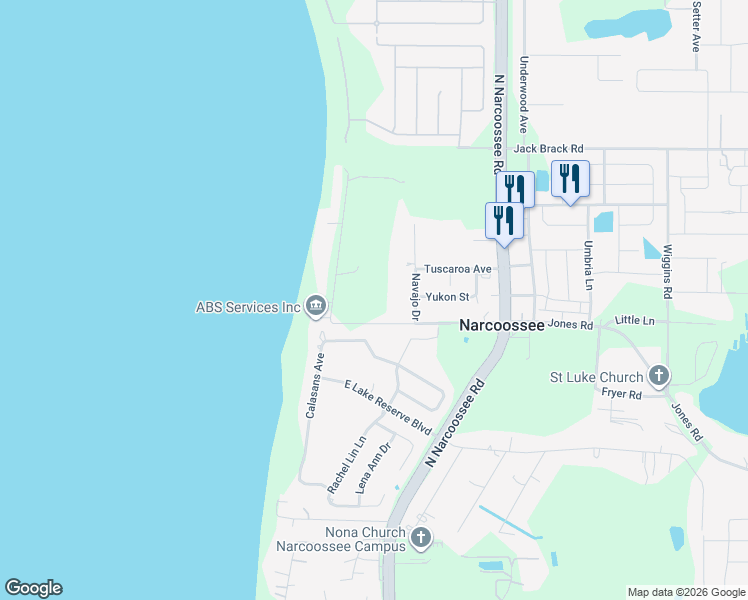 map of restaurants, bars, coffee shops, grocery stores, and more near 850 Navajo Drive in St. Cloud