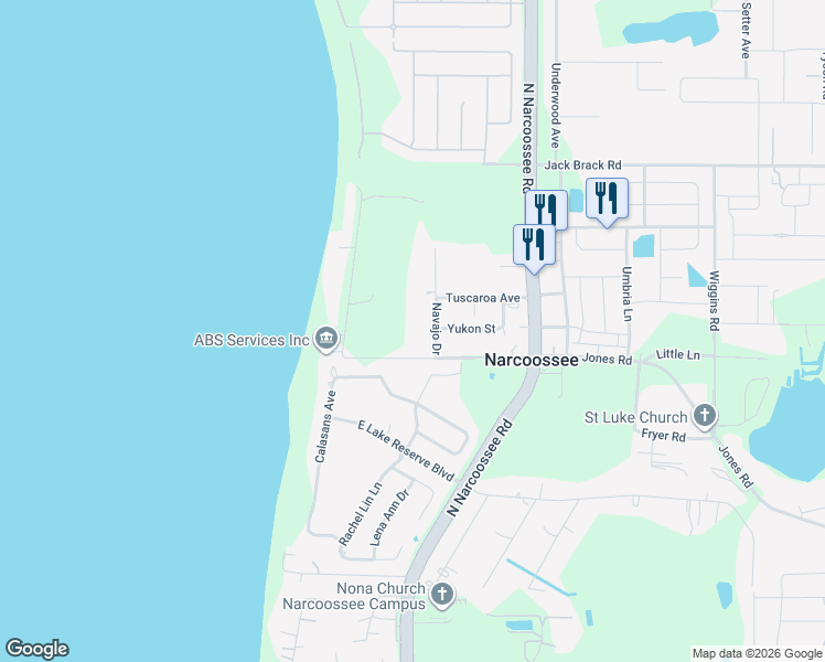 map of restaurants, bars, coffee shops, grocery stores, and more near 850 Navajo Drive in St. Cloud