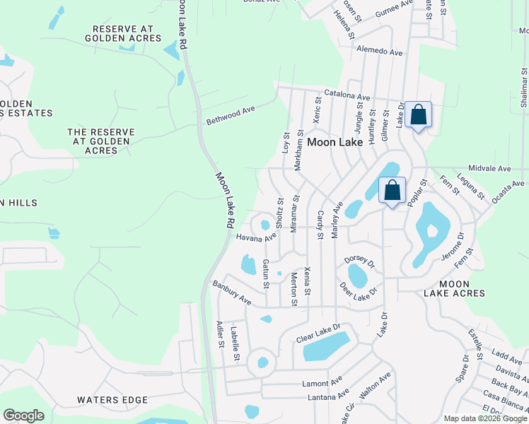 map of restaurants, bars, coffee shops, grocery stores, and more near 9817 Sheryl Drive in New Port Richey