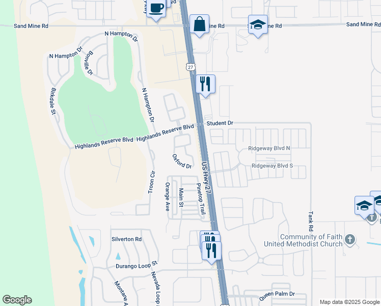 map of restaurants, bars, coffee shops, grocery stores, and more near 921 Oxford Drive in Davenport
