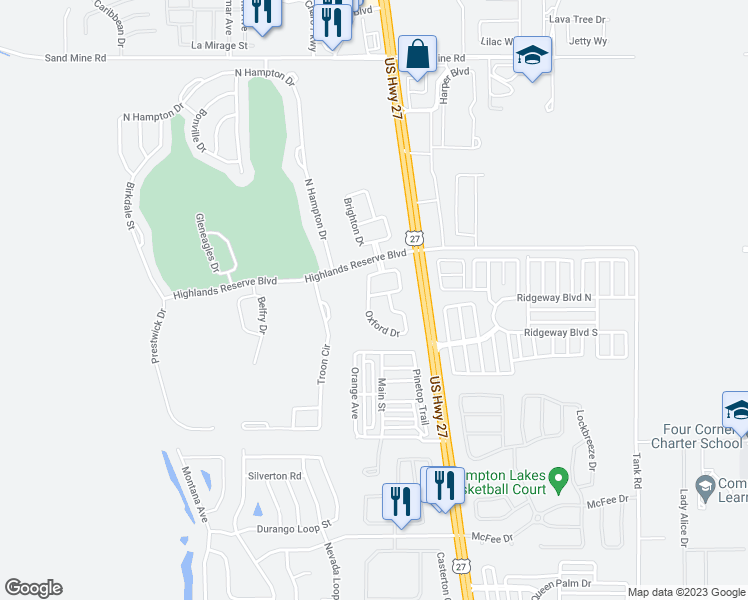 map of restaurants, bars, coffee shops, grocery stores, and more near 605 Oxford Drive in Davenport