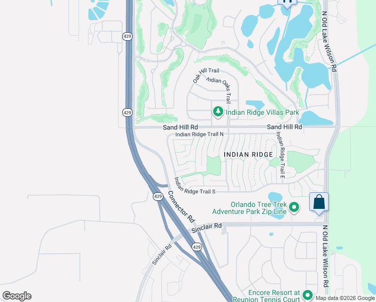 map of restaurants, bars, coffee shops, grocery stores, and more near 1003 Russel Ridge Court in Kissimmee