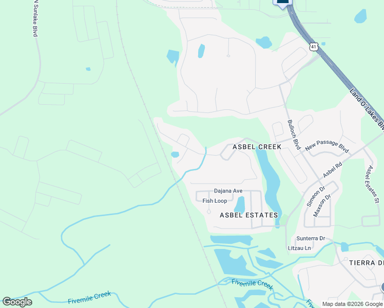 map of restaurants, bars, coffee shops, grocery stores, and more near 18244 Cypress Bay Parkway in Land O' Lakes