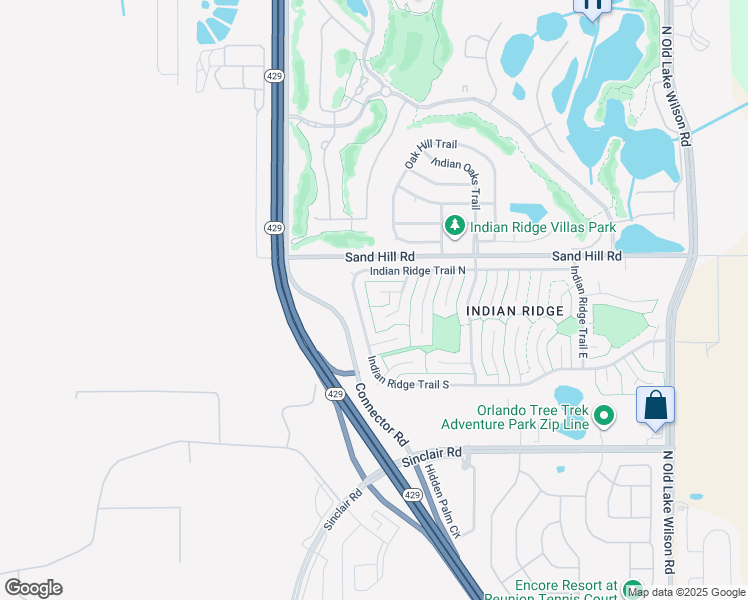 map of restaurants, bars, coffee shops, grocery stores, and more near 1003 Russel Ridge Court in Kissimmee