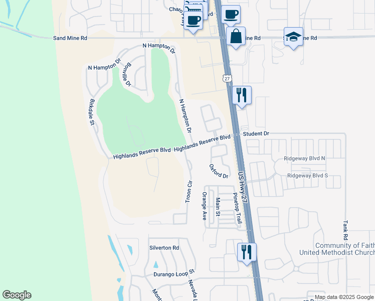 map of restaurants, bars, coffee shops, grocery stores, and more near 1144 Troon Circle in Davenport