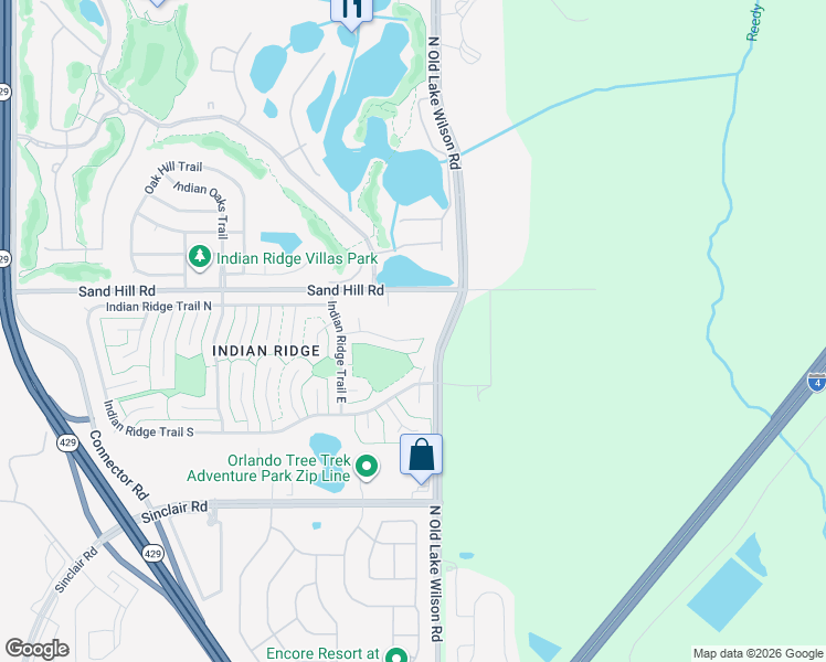 map of restaurants, bars, coffee shops, grocery stores, and more near 7601 Benji Ridge Trail in Kissimmee