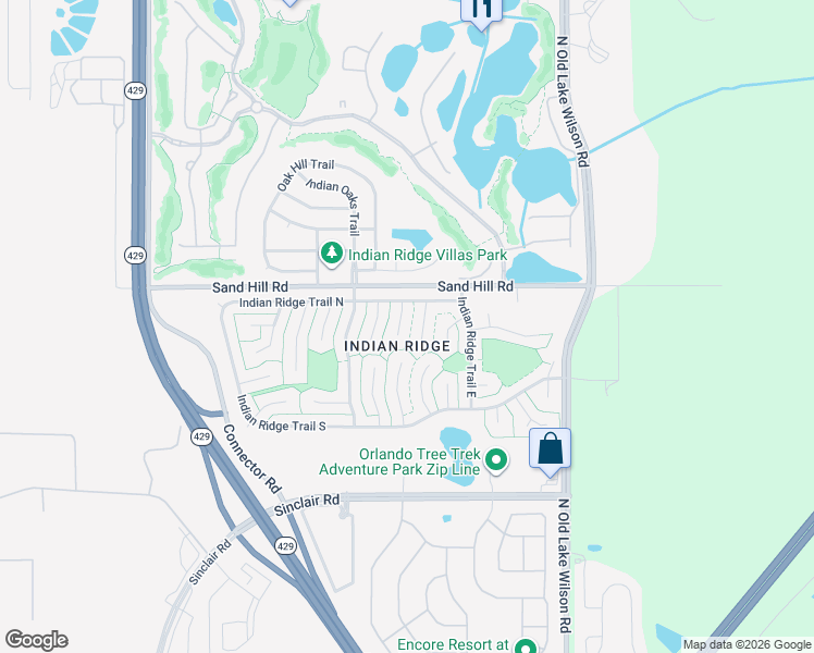 map of restaurants, bars, coffee shops, grocery stores, and more near 1145 Marni Ridge Court in Kissimmee
