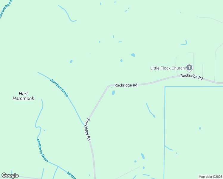 map of restaurants, bars, coffee shops, grocery stores, and more near 16873 Rockridge Road in Polk City