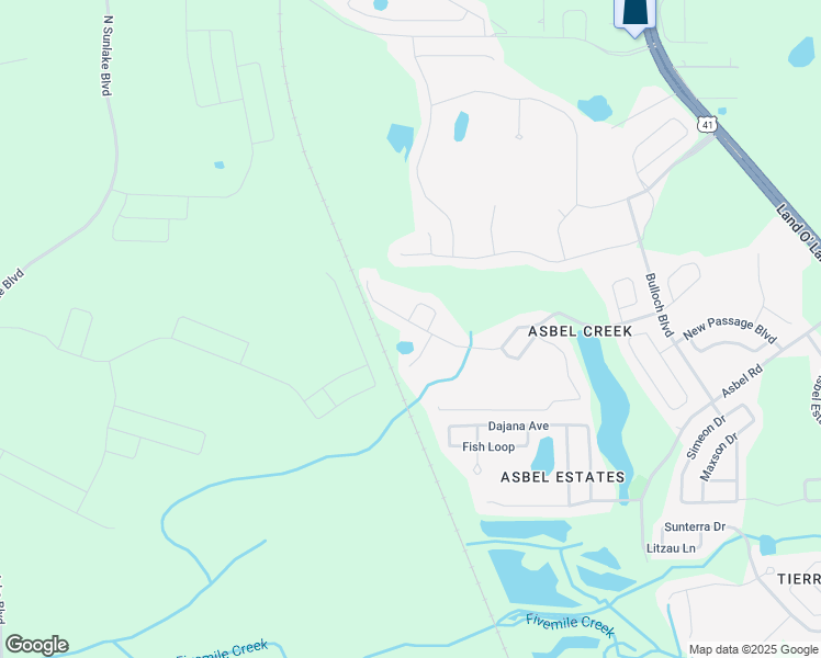 map of restaurants, bars, coffee shops, grocery stores, and more near 18200 Cypress Bay Parkway in Land O' Lakes