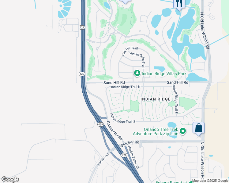 map of restaurants, bars, coffee shops, grocery stores, and more near 1003 Russel Ridge Court in Kissimmee