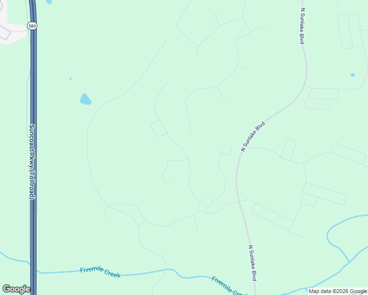 map of restaurants, bars, coffee shops, grocery stores, and more near 9986 Minnow Ray Drive in Land O' Lakes