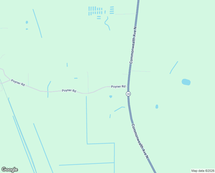 map of restaurants, bars, coffee shops, grocery stores, and more near 6080 Poyner Road in Polk City