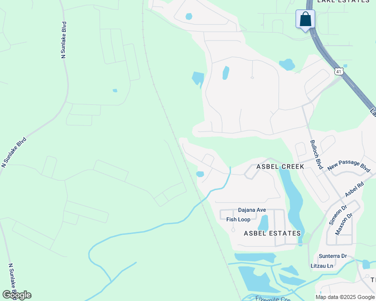 map of restaurants, bars, coffee shops, grocery stores, and more near 18043 Cypress Bay Parkway in Land O' Lakes