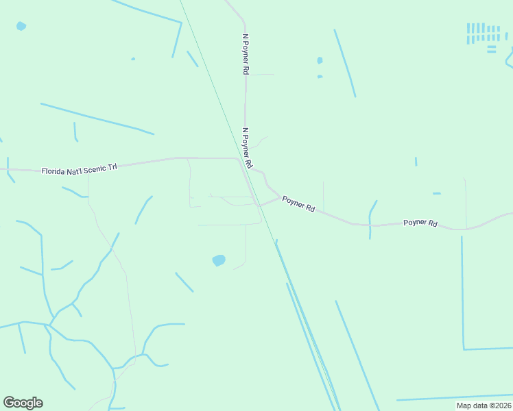 map of restaurants, bars, coffee shops, grocery stores, and more near 16785 Poyner Road in Polk City