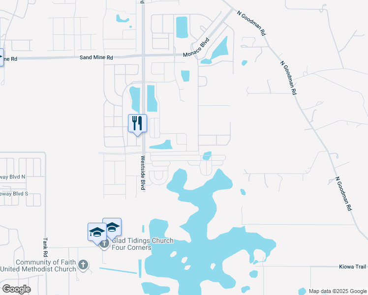 map of restaurants, bars, coffee shops, grocery stores, and more near 1590 Lima Avenue in Kissimmee