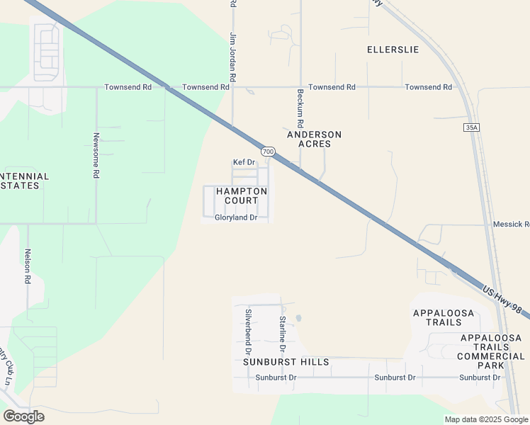 map of restaurants, bars, coffee shops, grocery stores, and more near 10025 Hamp Drive in Dade City
